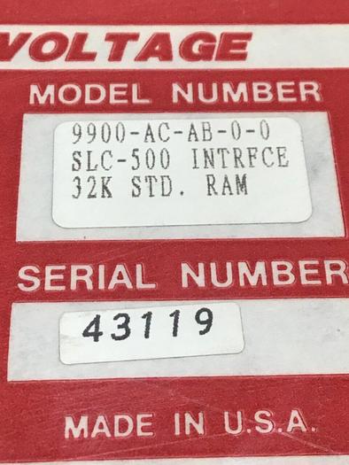 Used QUARTECH Operator Panel 9900-AC-AB-0-0 Used