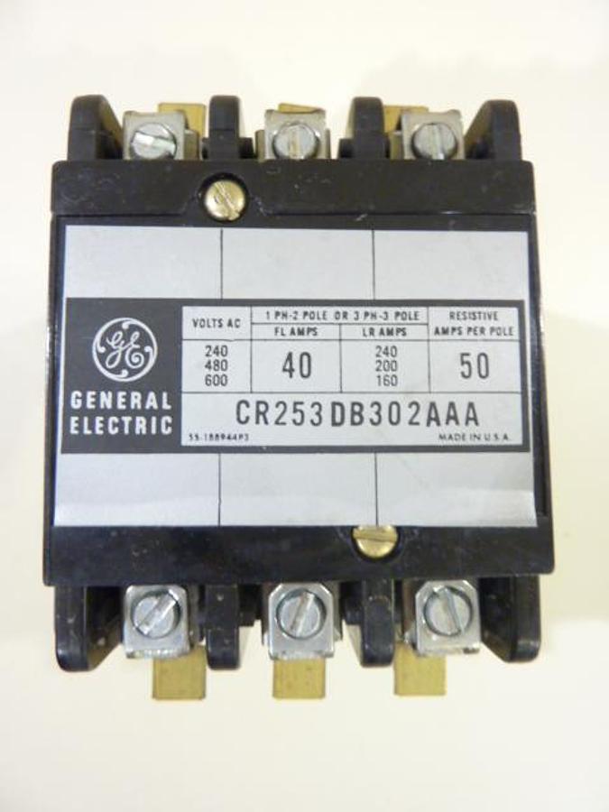 Used GENERAL ELECTRIC / GE Contactor CR253DB302AAA Used