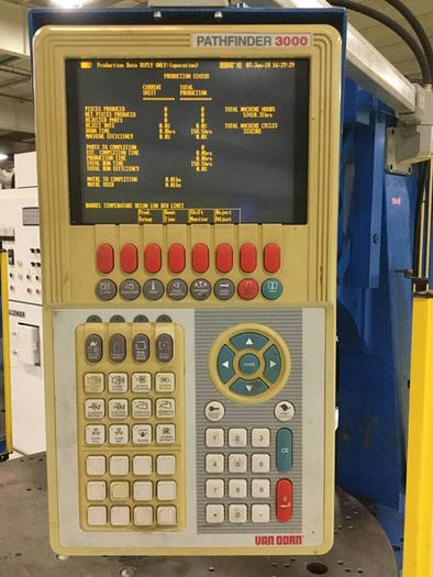 Used 2000 NEWBURY 80VTCR4 INJECTION MOLDING MACHINE USED