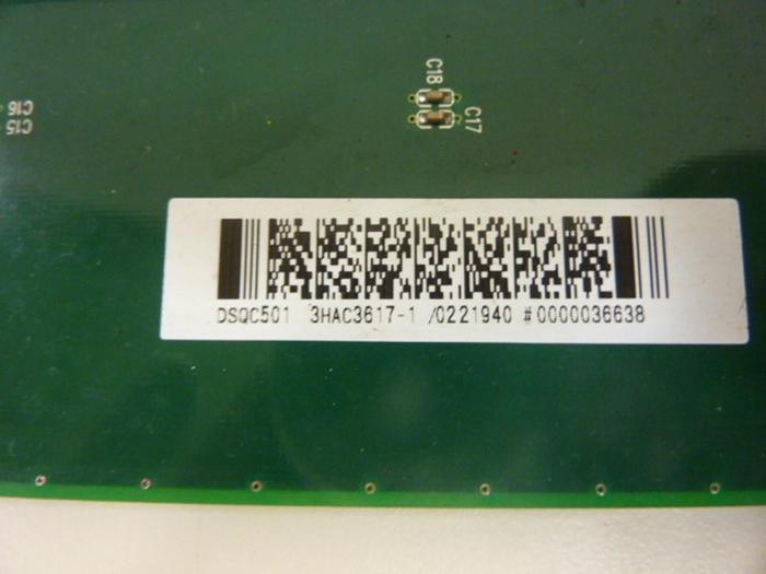 Used ABB Circuit Board DSQC 501 3HAC3617-1 USED