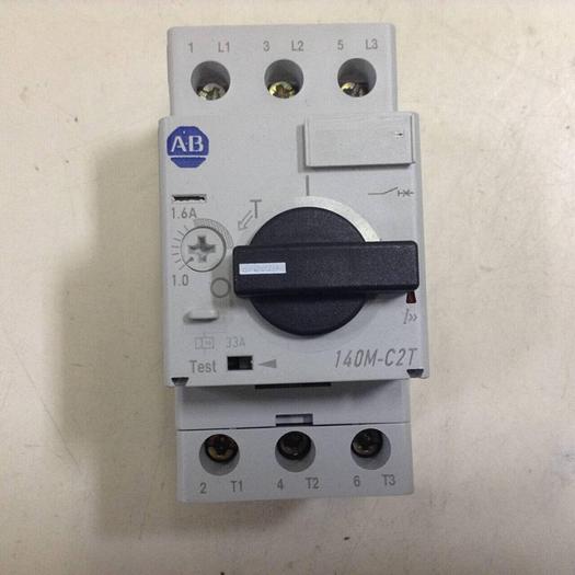 Used ALLEN BRADLEY 1.6 Amp Motor Starter 140M-C2T-B16 SER A #85818