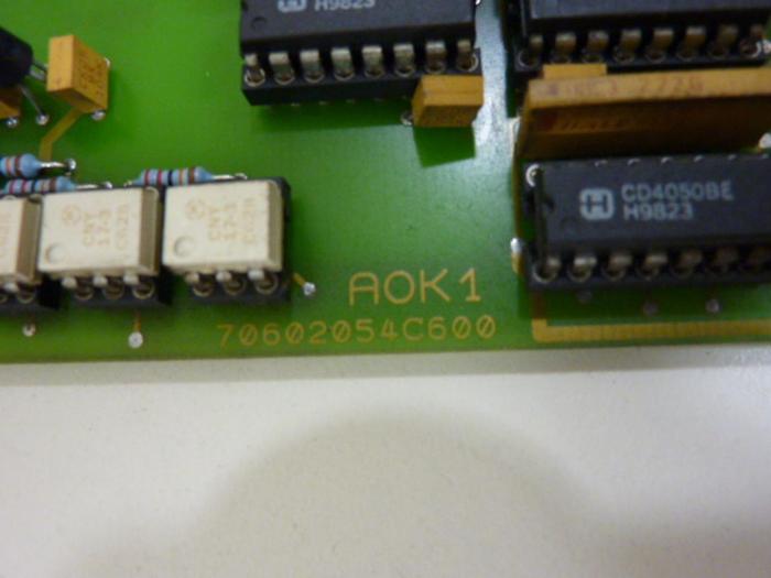 Used AEG Slot Card 70602054C600 #53410