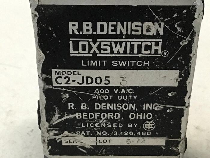 Used RB DENISON Limit Switch C2-JD053 #122085