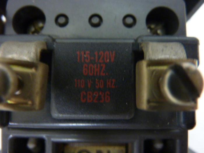 Used ALLEN BRADLEY Motor Starter Size 1 509-BOD SER B #50057