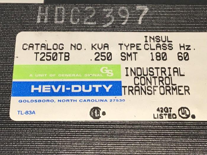 Used GENERAL SIGNAL .250 kVA Transformer T250TB #128309