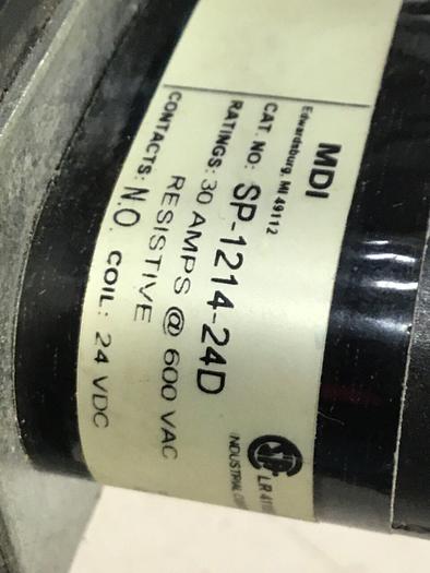 Used MDI Contactor Relay SP-1214-24D #118992