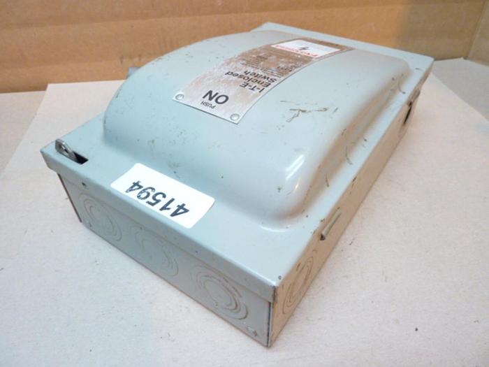 Used SIEMENS 30 Amp Disconnect Switch F351 #41594