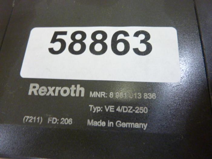 Used BOSCH REXROTH Pneumatic Stop Gate VE4DZ250 #58867