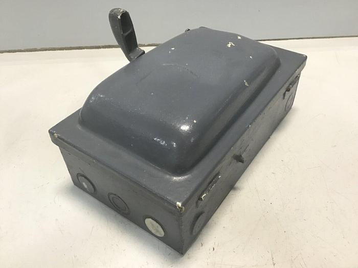 Used SQUARE D 30 Amp Safety Switch Ser A1 A85341 #128056