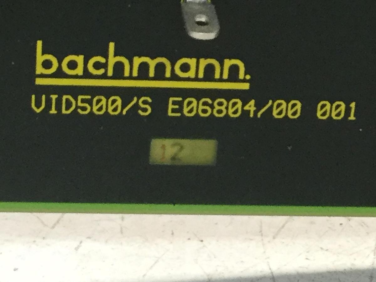 Used BACHMANN ELECTRONIC Circuit Board VID500/S USED