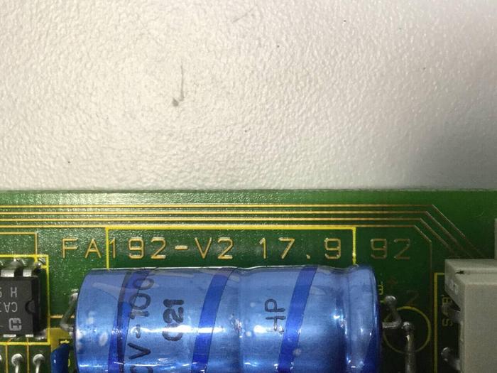 Used FRITSCH ELEKTRONIK Circuit Board FA192-V2 #96158