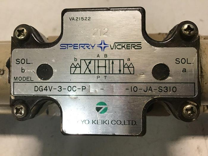 Used VICKERS Solenoid Valve DG4V30CPLT10JAS310 #136567
