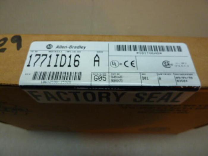 ALLEN BRADLEY Input Module 1771ID16 SER A #28860