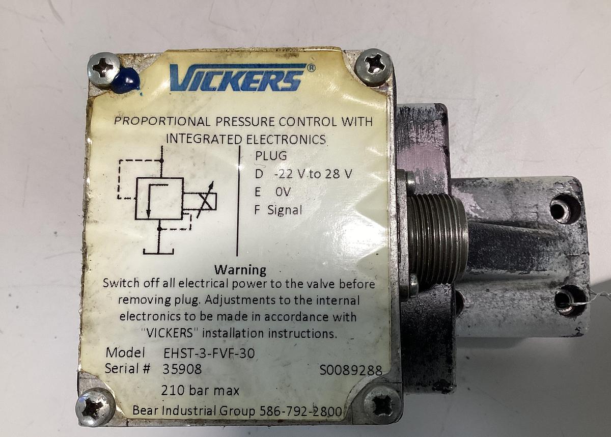 Used VICKERS EHST-3-FVF-30