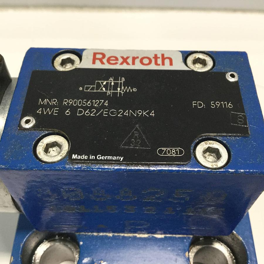 Used REXROTH Valve 4WE6D62EG24N9K4 Used