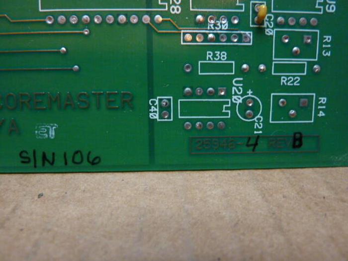 Used SCOREMASTER Circuit Board 25946-4 #5999