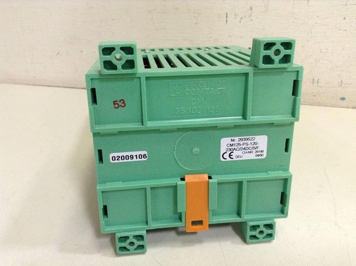 Used PHOENIX CONTACT Power Supply CM125-PS-120-230AC/24DC/5/F #68351
