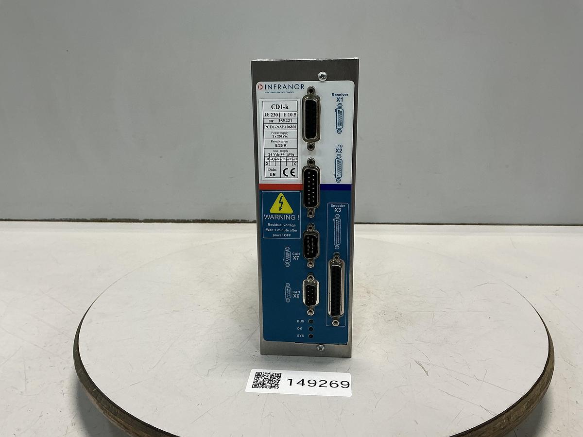 Used INFRANOR CD1-K230/10.5
