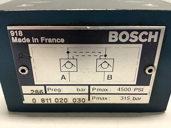 Used BOSCH Valve 0 811 020 030 Used