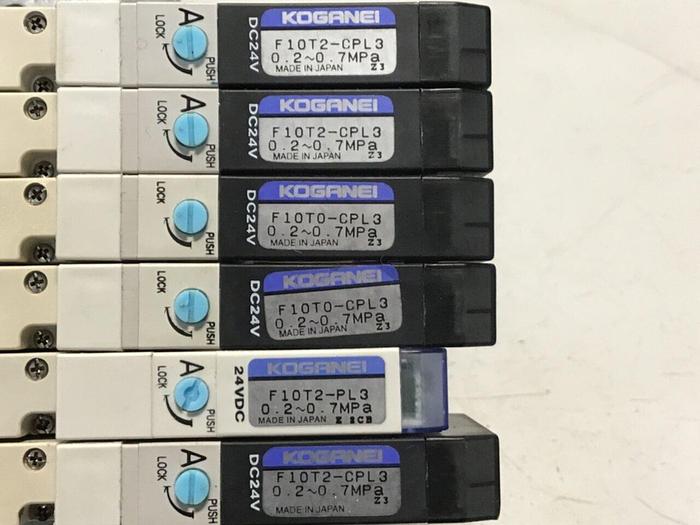 Used KOGANEI Solenoid w/ Valves F10M7AJ #120905