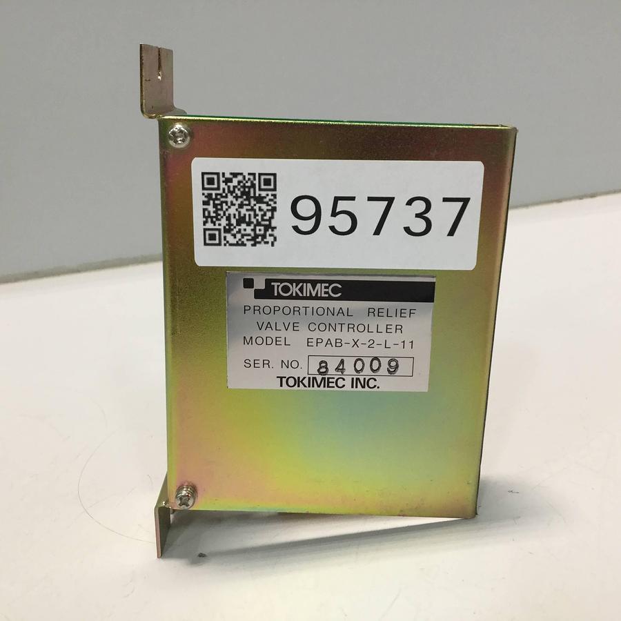Used TOKIMEC Proportional Relief Valve Controller EPAB-X-2-L-11 Used