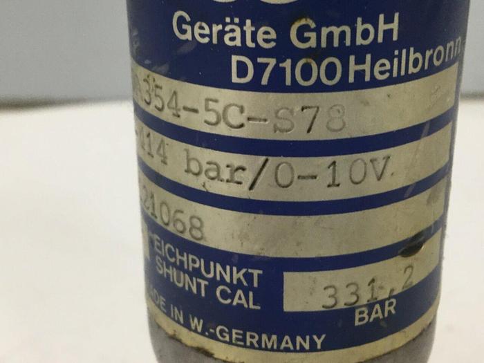 Used DYNISCO Pressure Sensor Transducer IDA354-5C-S78 #108851