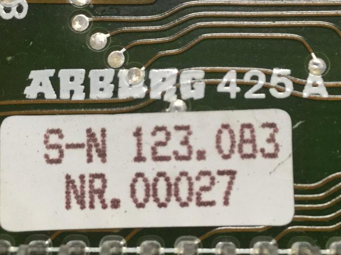 Used ARBURG Circuit Board 425A Used