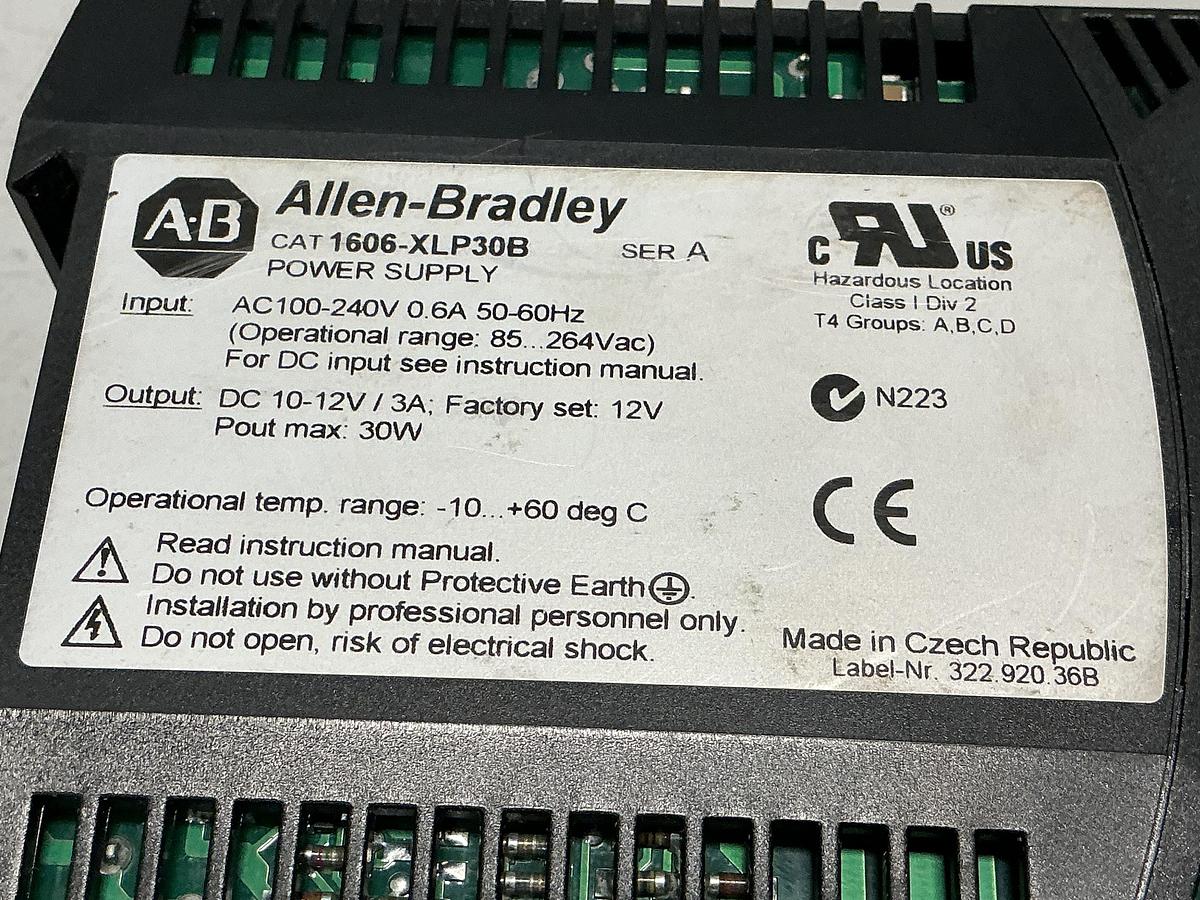 Used ALLEN BRADLEY 1606-XLP30B SER. A
