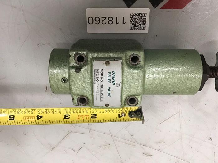Used DAIKIN Relief Valve SR-G03-I-13 #118260
