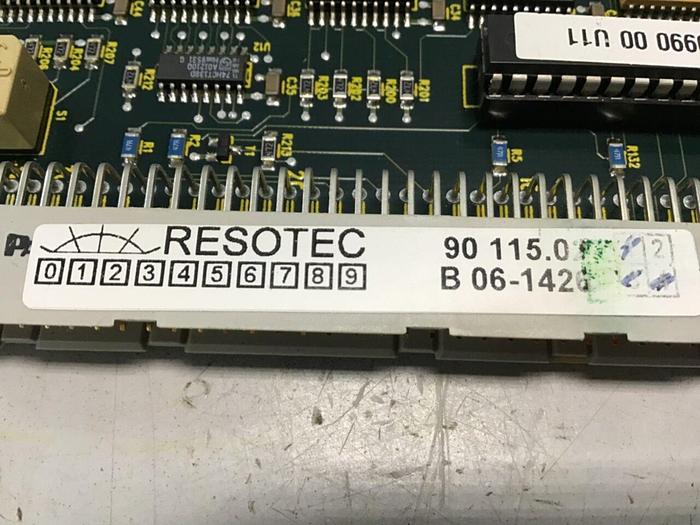 Used RESOTEC Circuit Board Card 90115.02 Used