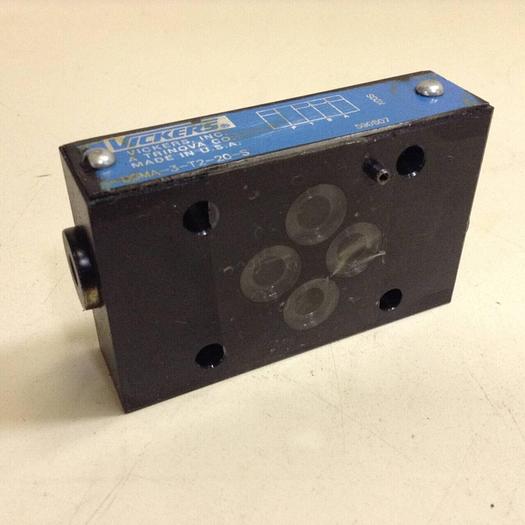 Used VICKERS Valve DGMA3T220S #88247 DNL SCRAPPED NP