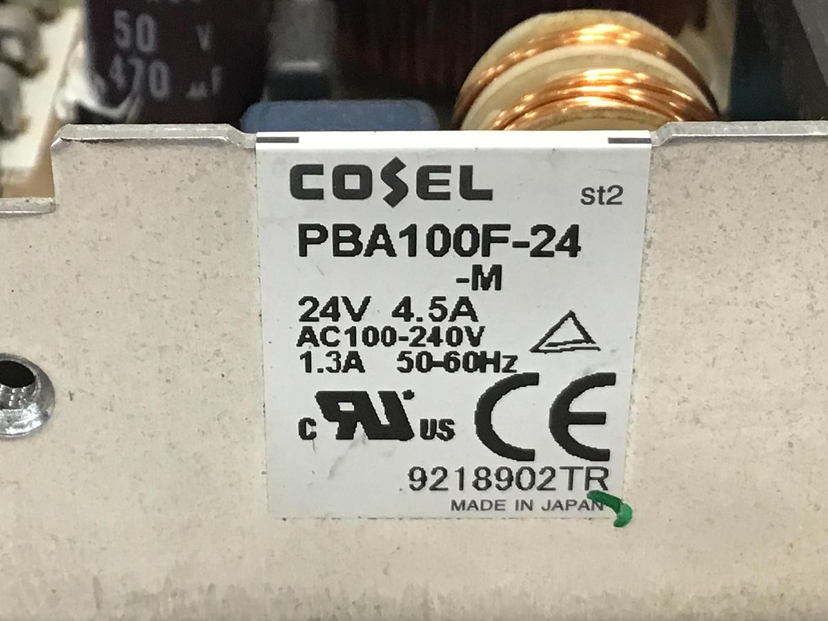 Used COSEL Power Supply Input PBA100F-24 Used
