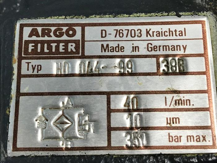 Used ARGO Filter HD 044-99 #132204