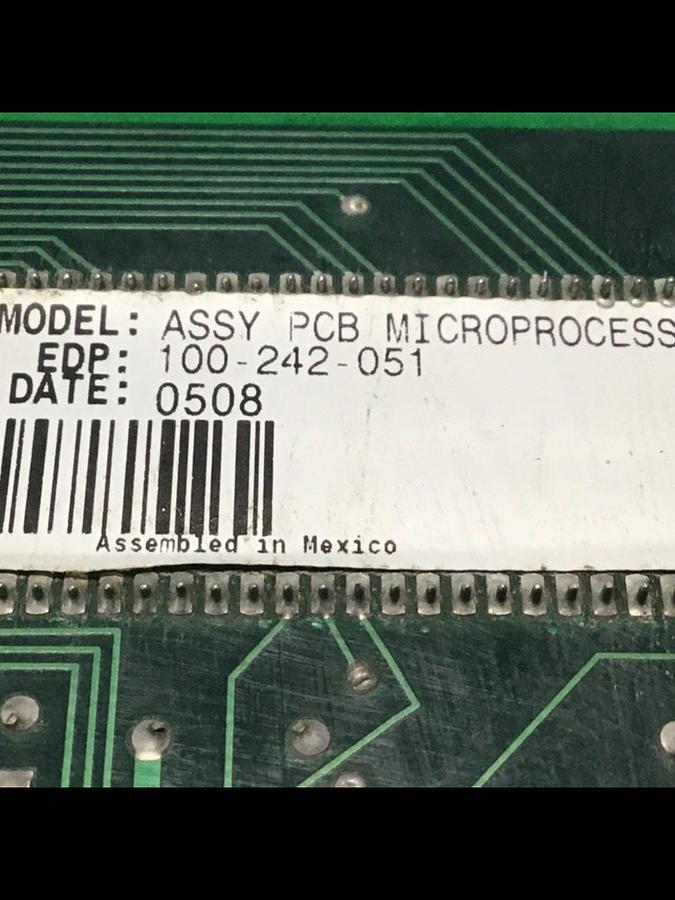 Used BRANSON ULTRASONICS CORP. Circuit Board 100-242-051 USED