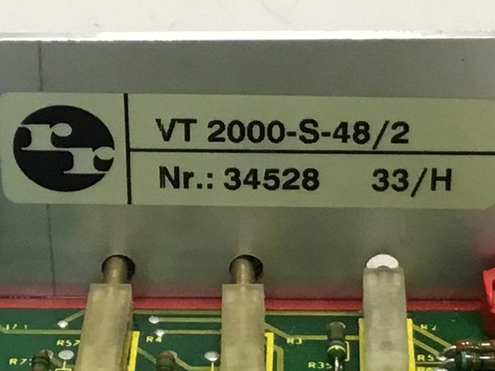 Used REXROTH Amplifier Card VT2000 S48/2 #125492