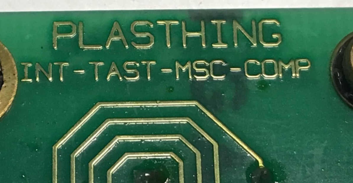 Used PLASTHING Hot Runner Control Panel INT-TAST-MSC-COMP USED 