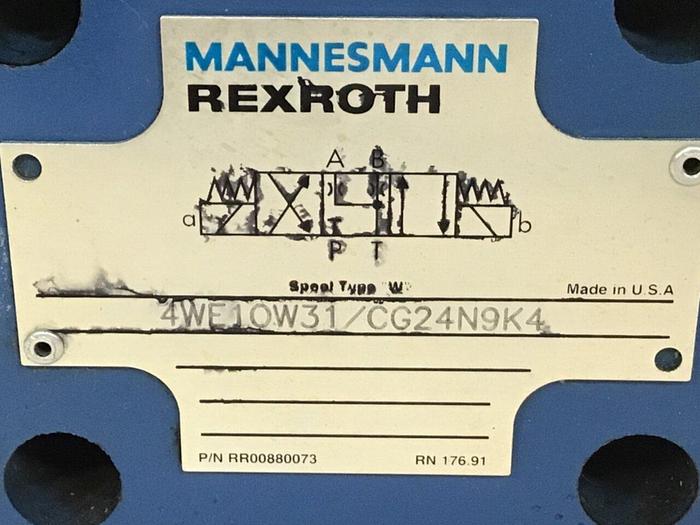 Used REXROTH Valve 4WE10W31/CG24N9K4 #130797