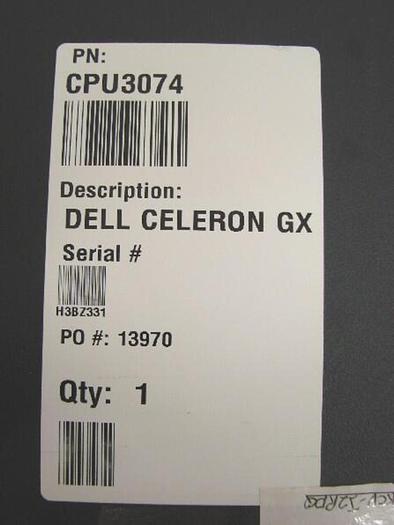 Used DELL Celeron Processor CPU3074 Used