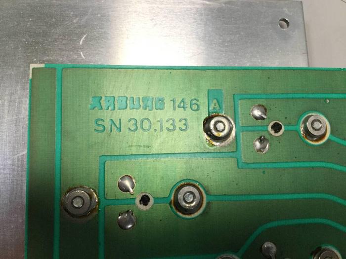 Used ARBURG Transistor Plate 146 #93557