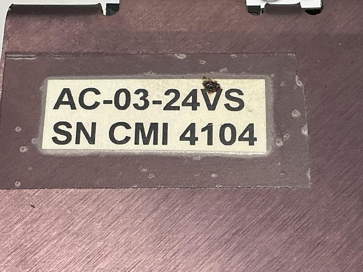 Used MTS SYSTEMS CO AC-03-24VS