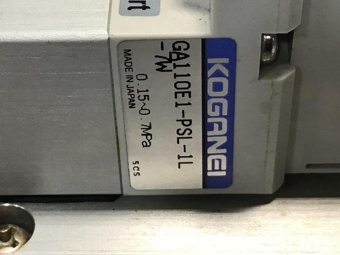 Used KOGANEI Manifold w/ Valves PBM5P-3W #120999