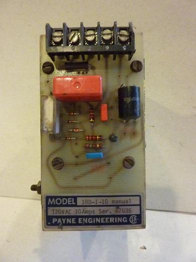 Used PAYNE ENGINEERING Power Controller 18D-1-10 Used