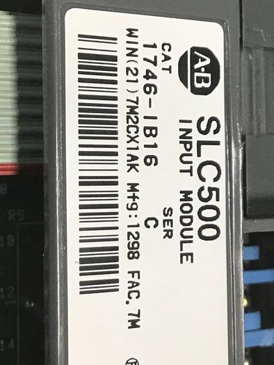 Used ALLEN BRADLEY Input Module 1746-IB16 SER C #127724