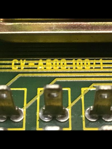 Used BACHMAN Circuit Board CV-A500.100/1 Used