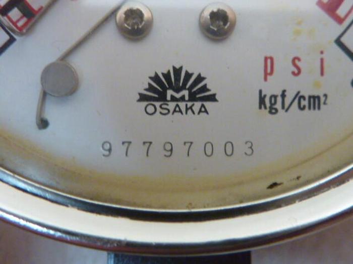 Used OSAKA UBE Pressure Gauge 97797003 #38070