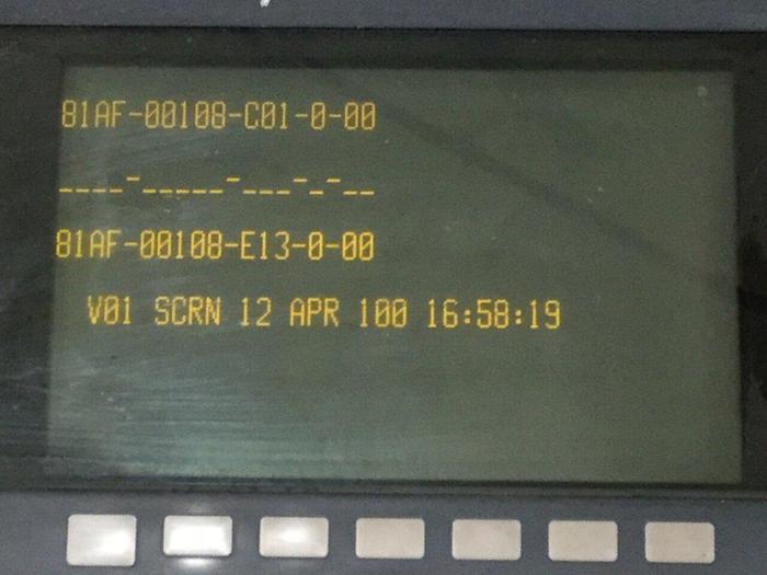 Used BARBER COLMAN Operator Station 80AF-22002-000-V-01 Used