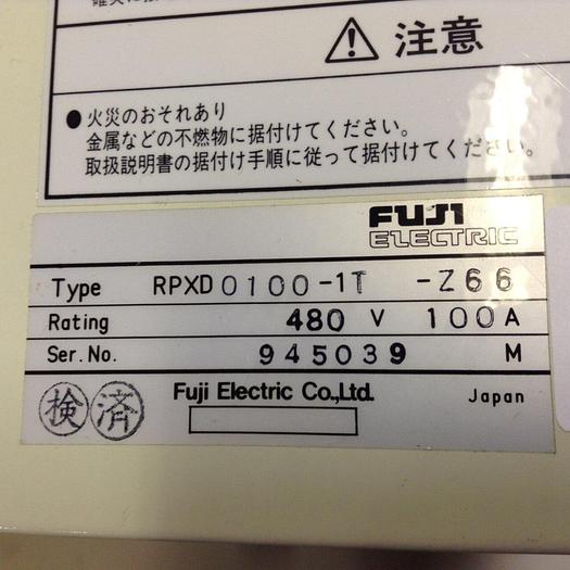 Used FUJI ELECTRIC APR-MX Power Regulator RPXD00100-1T-Z66 #71804