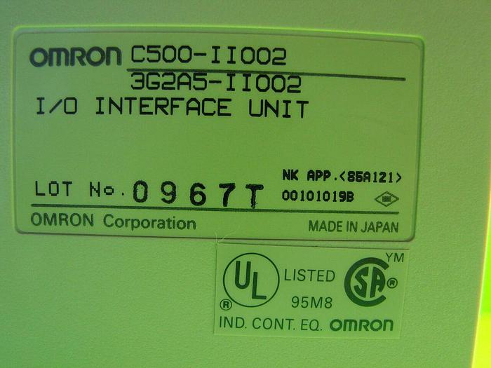 Used OMRON I/O Module C500-II002 #75404