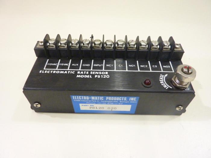 Used ELECTRO MATIC Electromatic Rate Sensor PS120 #43242