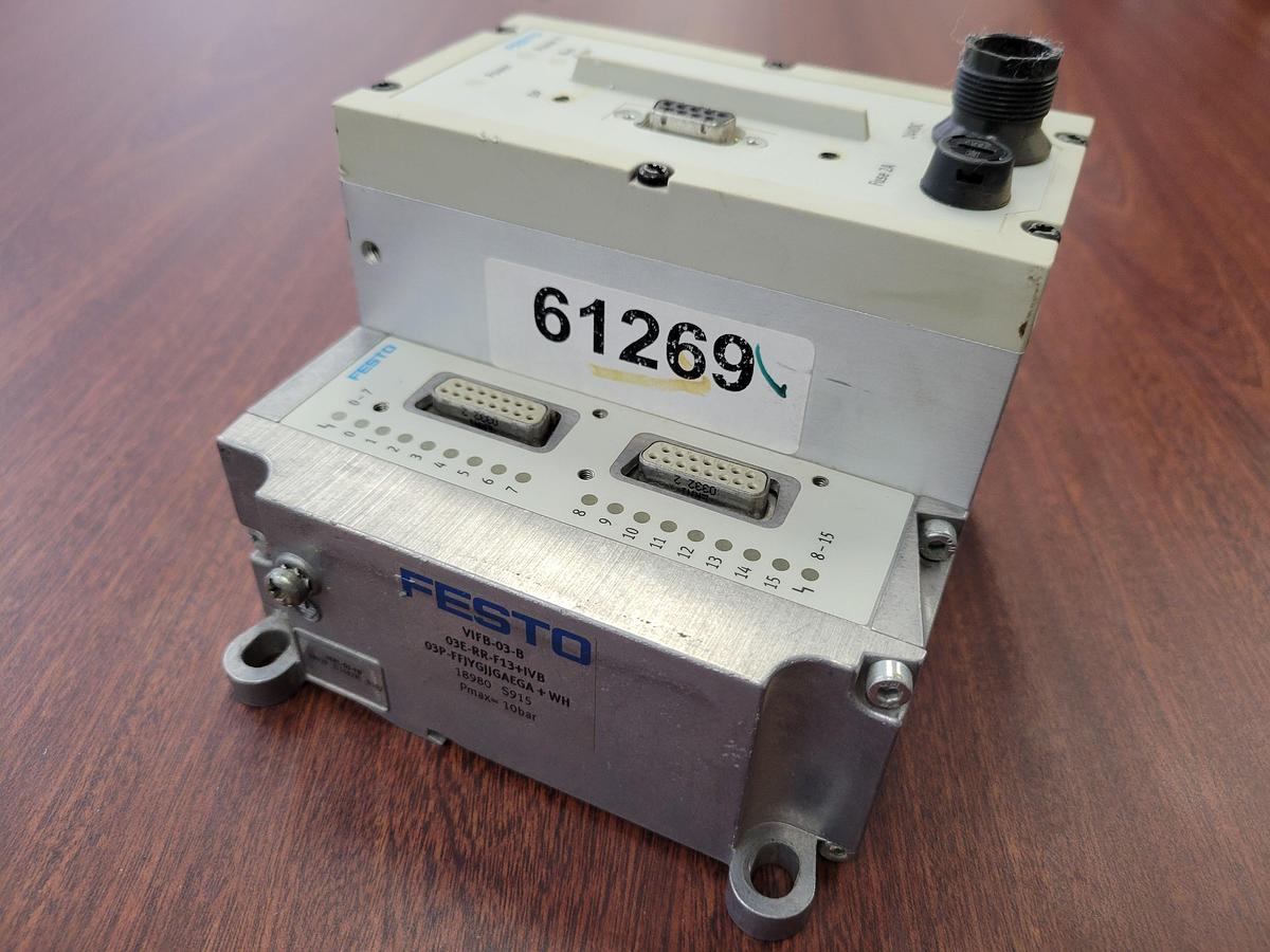 Used FESTO Control Block / Valve Terminal IFB13-03 USED